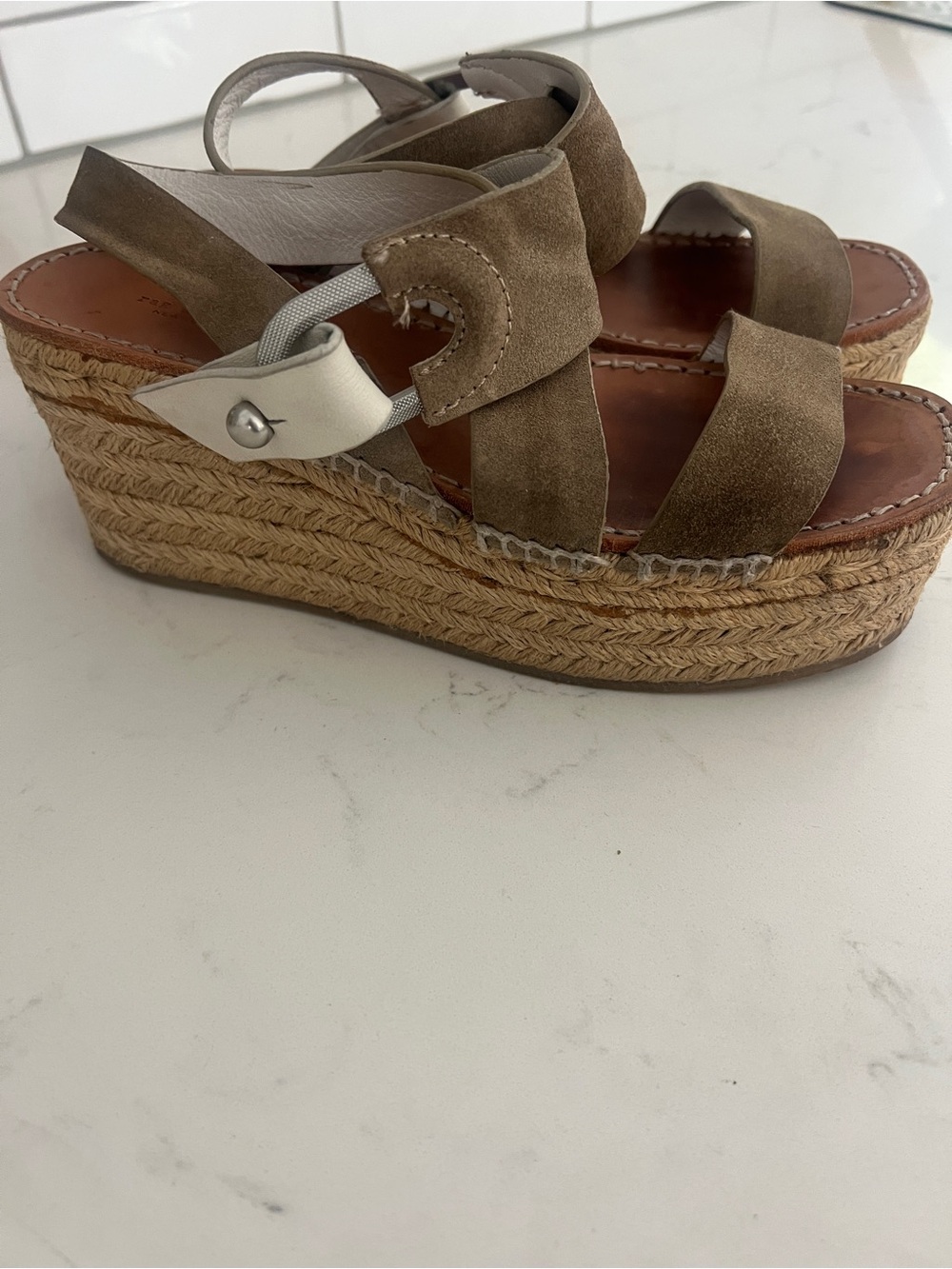 Rag & Bone wedge sandals, 36.5